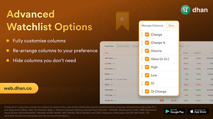 Advanced Watchlist Options 1600x900